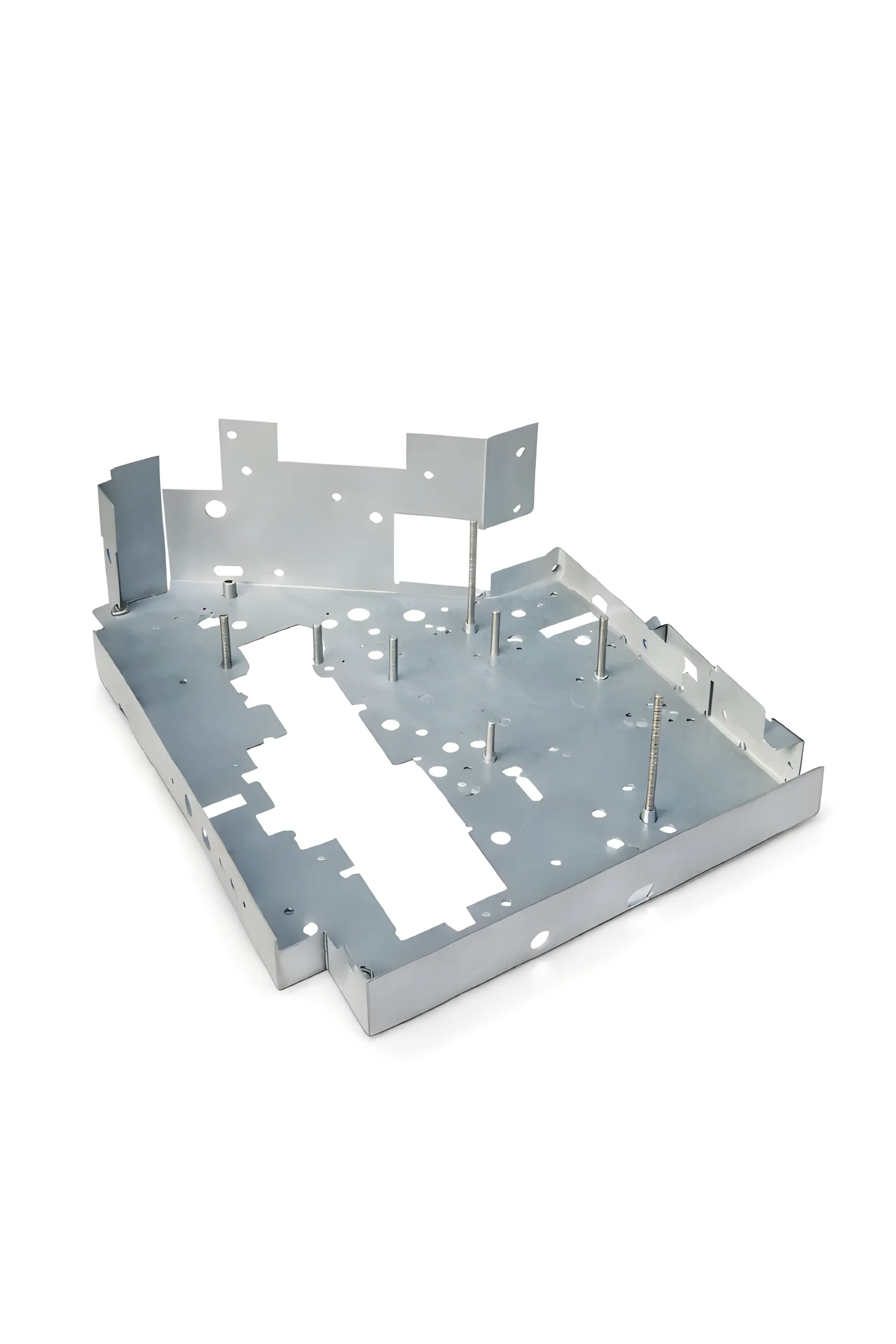 Sheet metal chassis tray