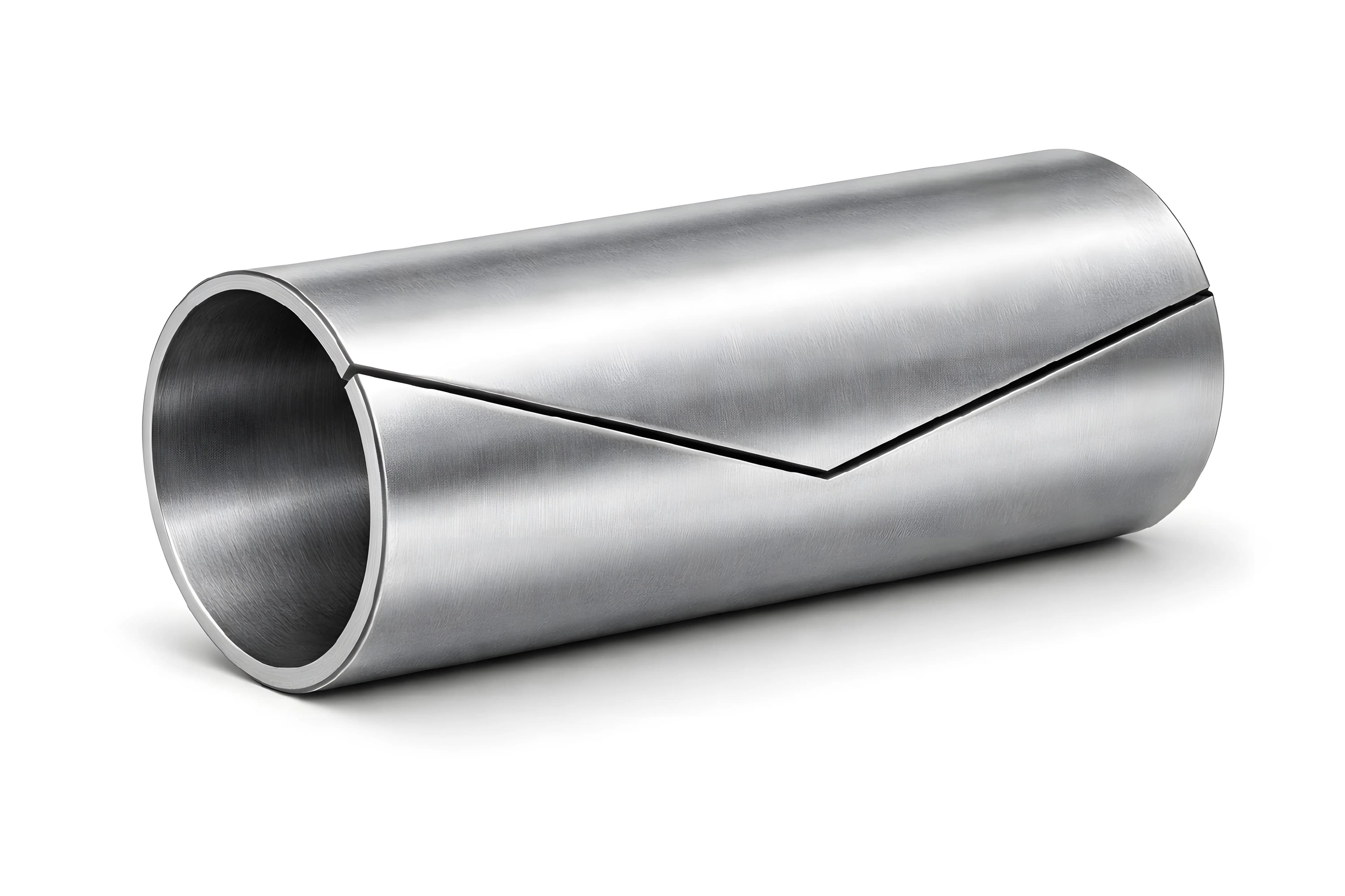 Pierced roll-formed tube