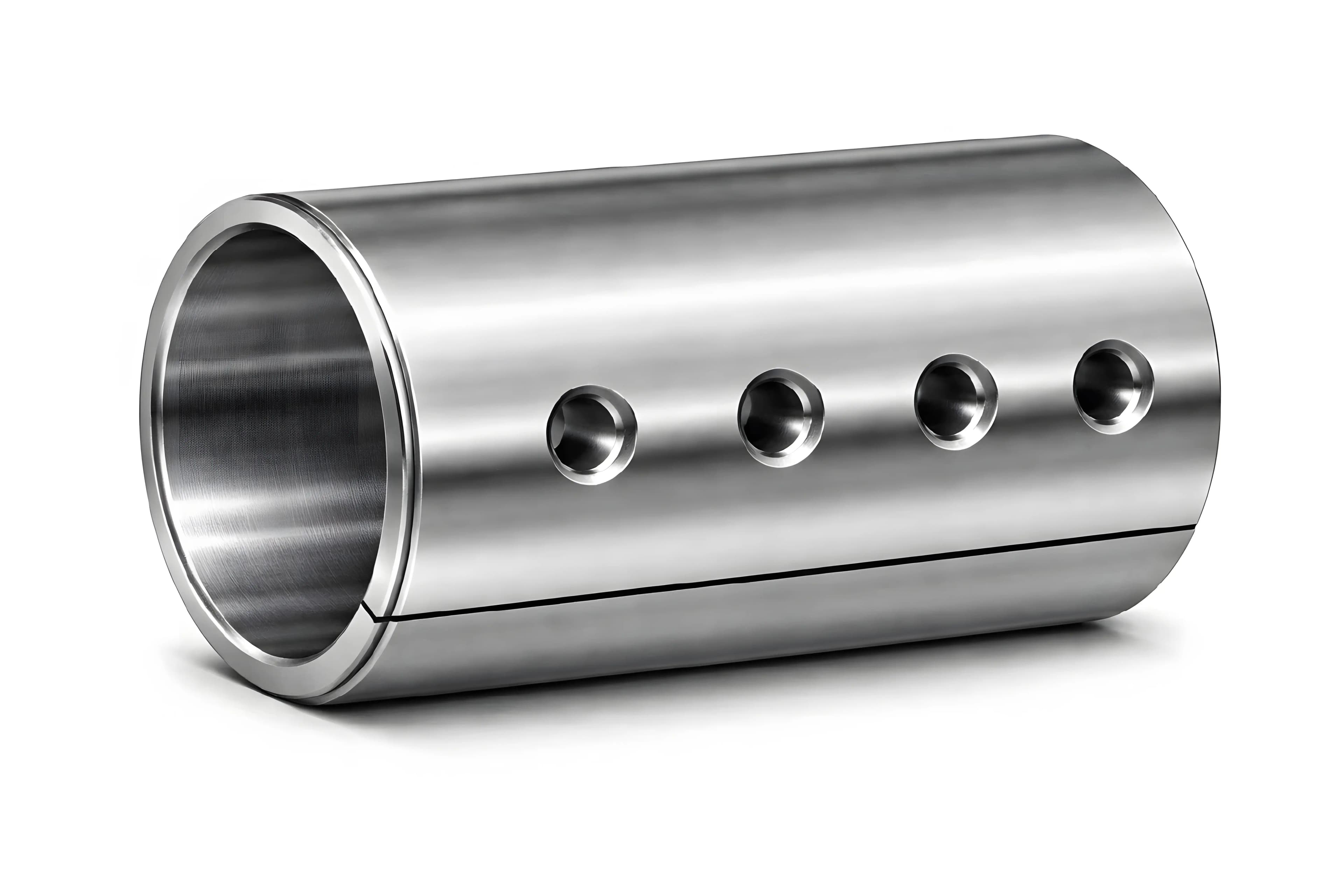 Four-station pierced tube