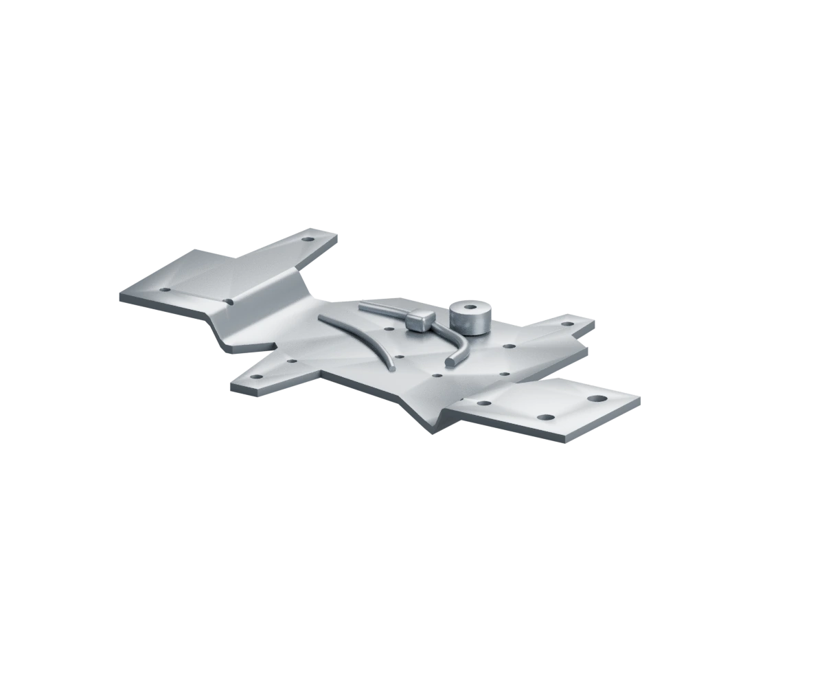 Pierced bracket plate studio preview