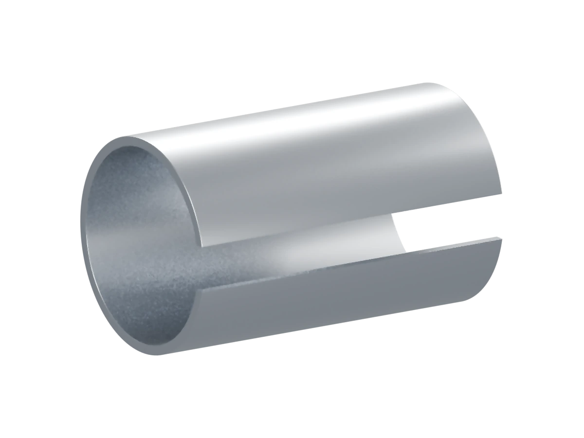 Open-gap cylindrical section studio preview