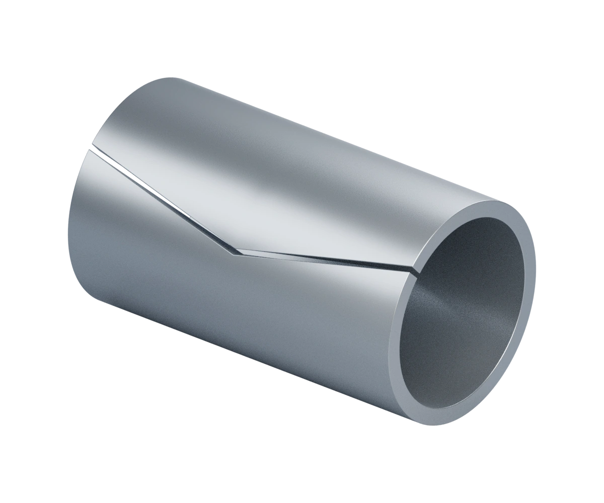 Angled-seam round sleeve studio preview